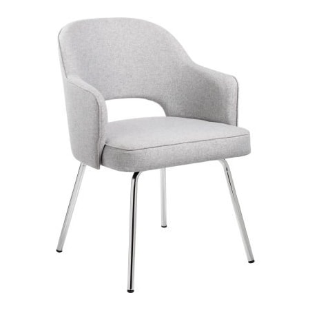 Boss Office Products Boss Linen Guest Chair - Granite Gray B489C-GR